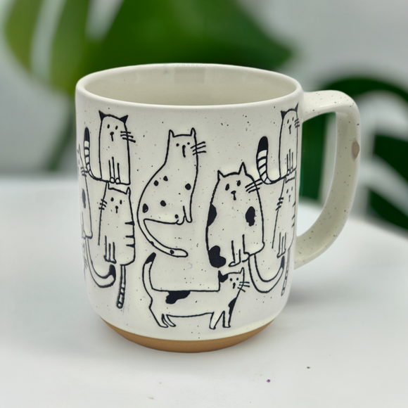 Art Deco Cats Coffee Mug
