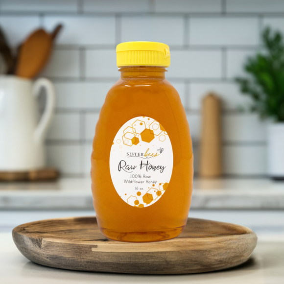 100% Raw Michigan Wildflower Honey 16 oz