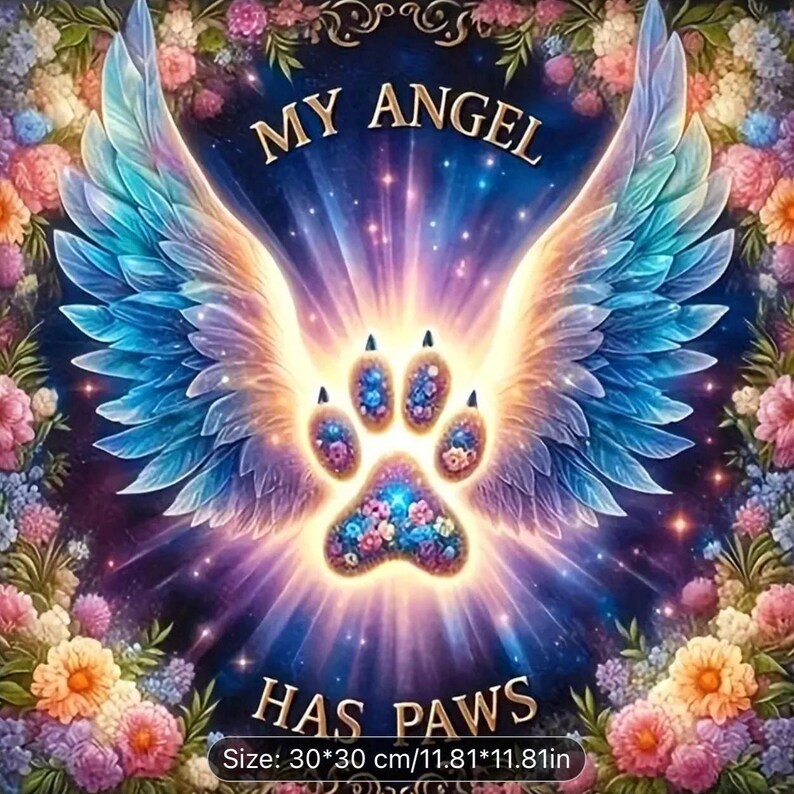 My Angel has Paws Diamond Art Kit
