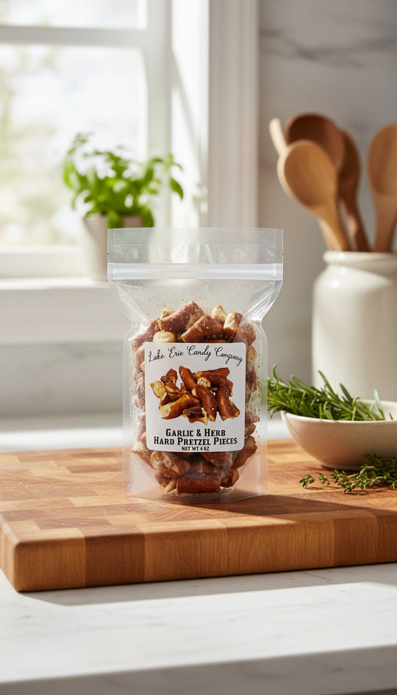 Garlic & Herb Hard Pretzel Pieces