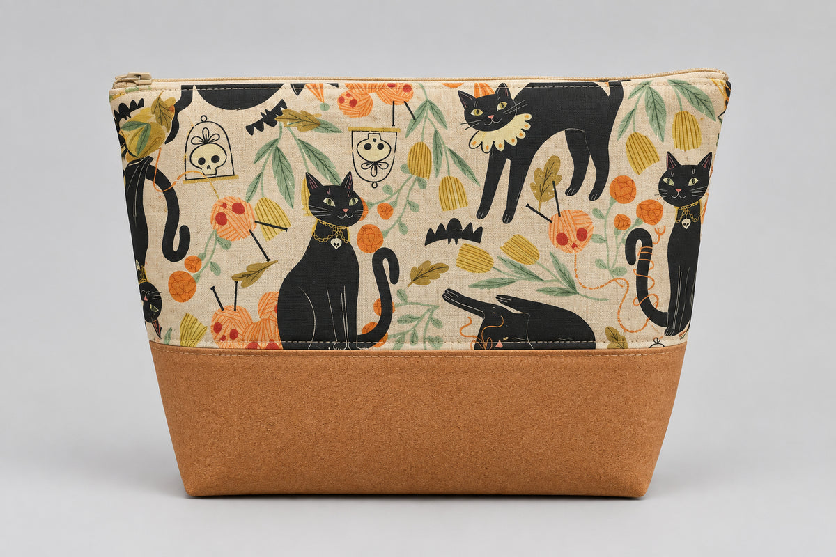 Creepy Kitties Cosmetic Bag