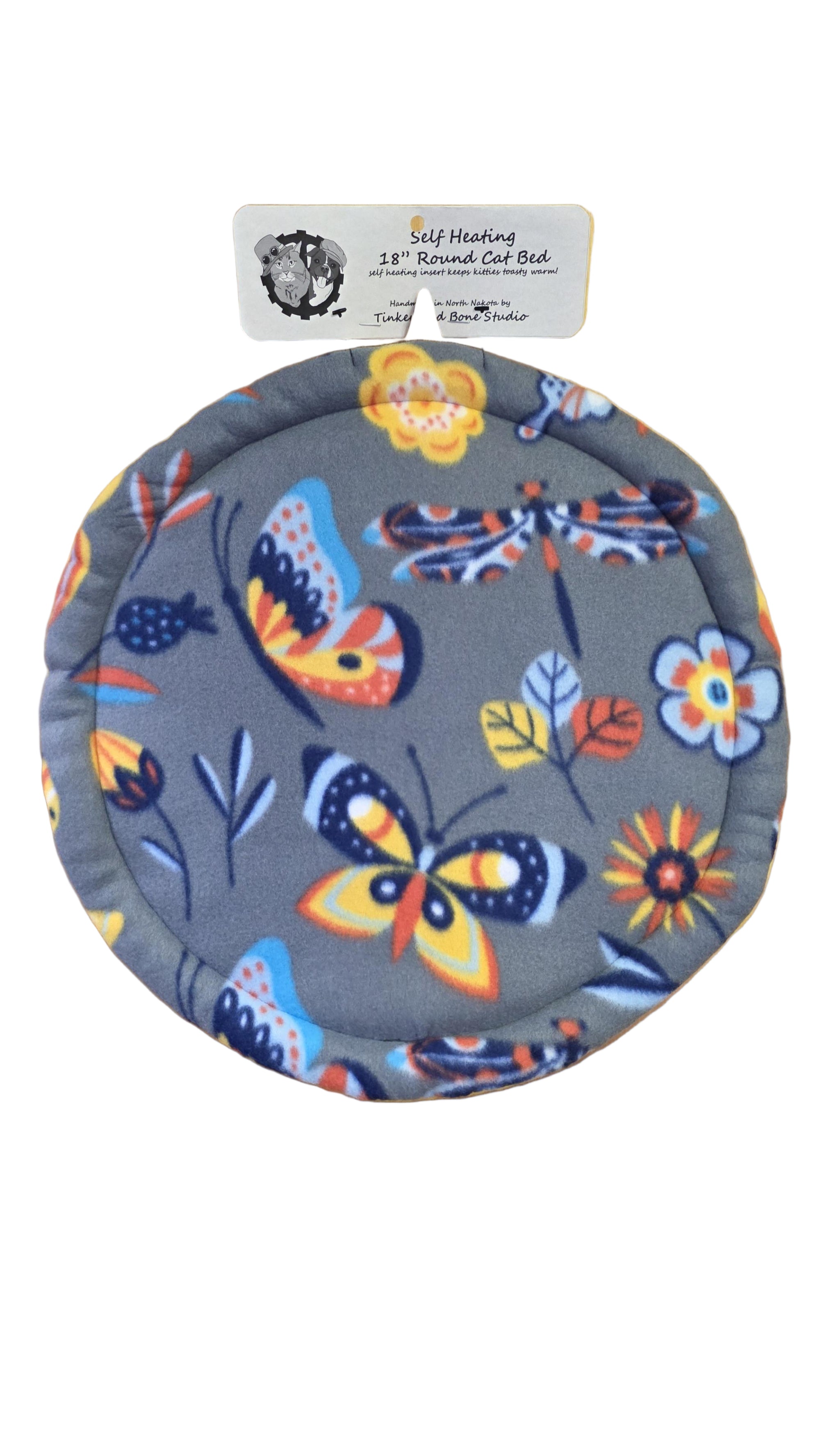 16" Self Heating Round Cat Bed