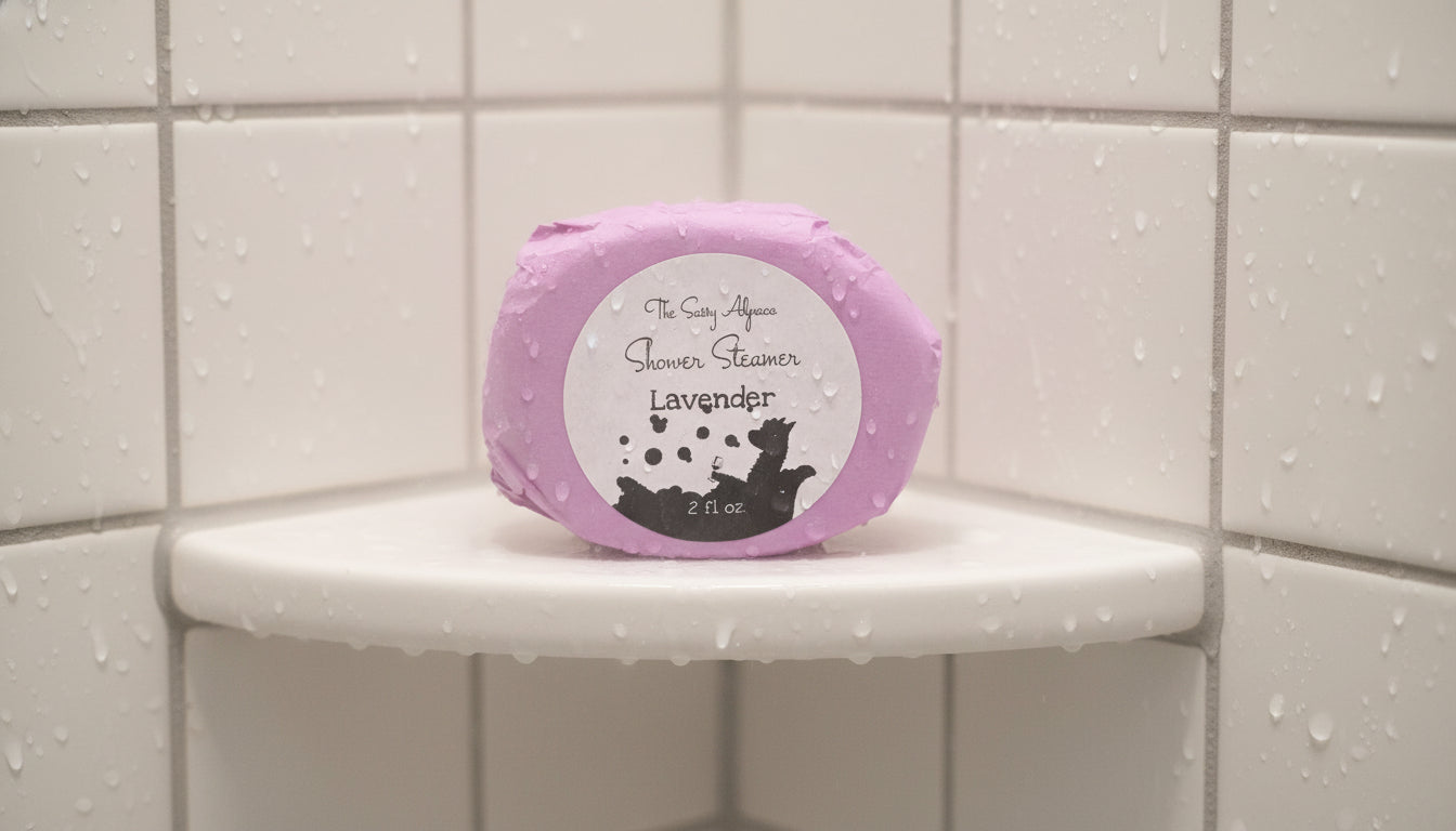 The Sassy Alpaca Lavender Shower Steamer
