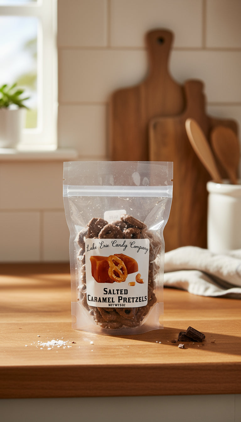 Salted Caramel Pretzels