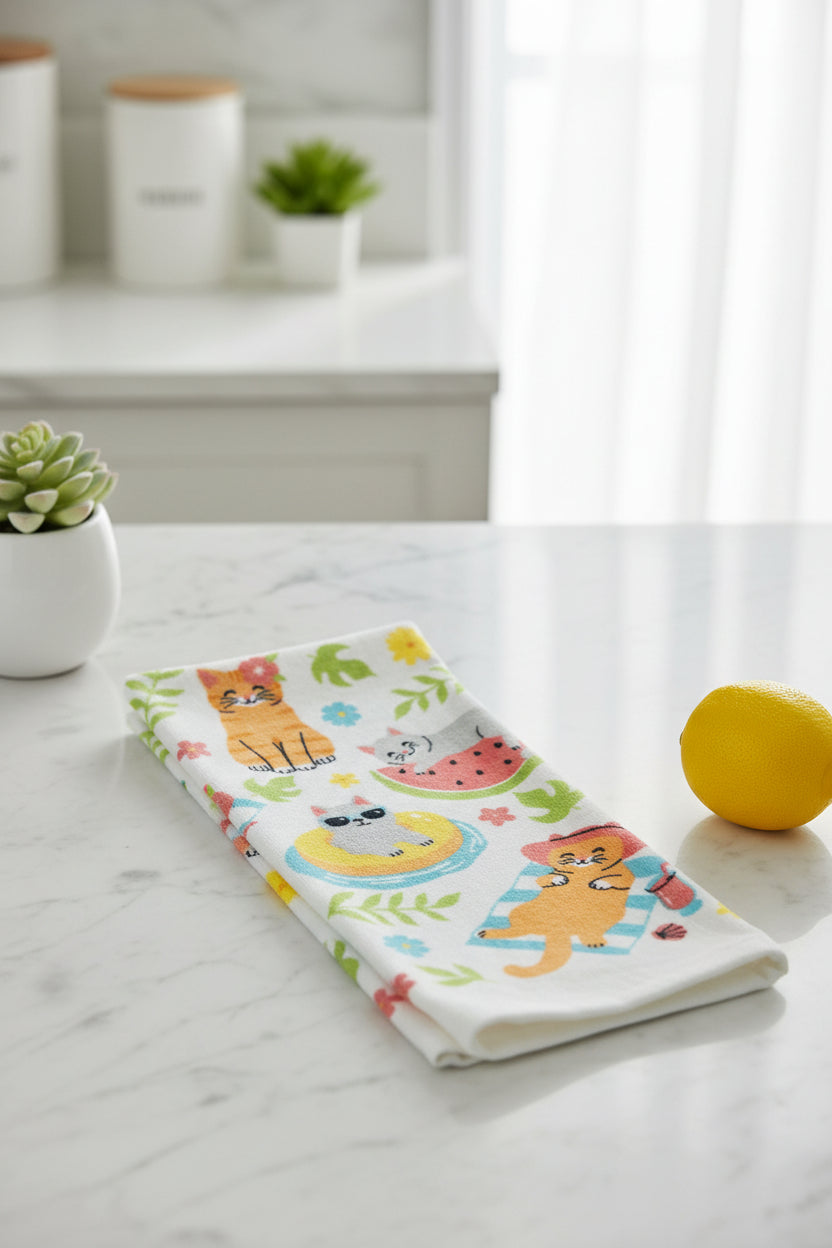 Fun in the Sun Dish Towel