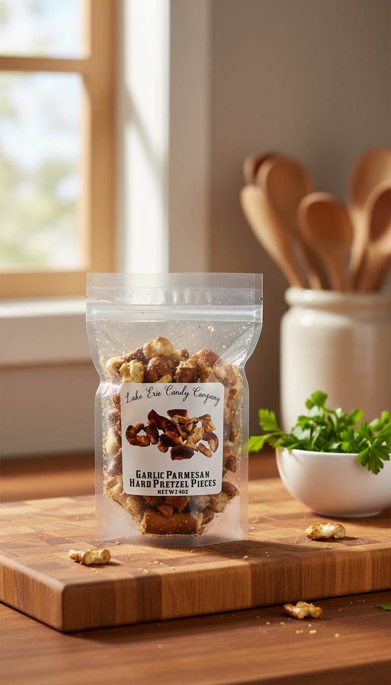Garlic Parmesan Hard Pretzel Pieces