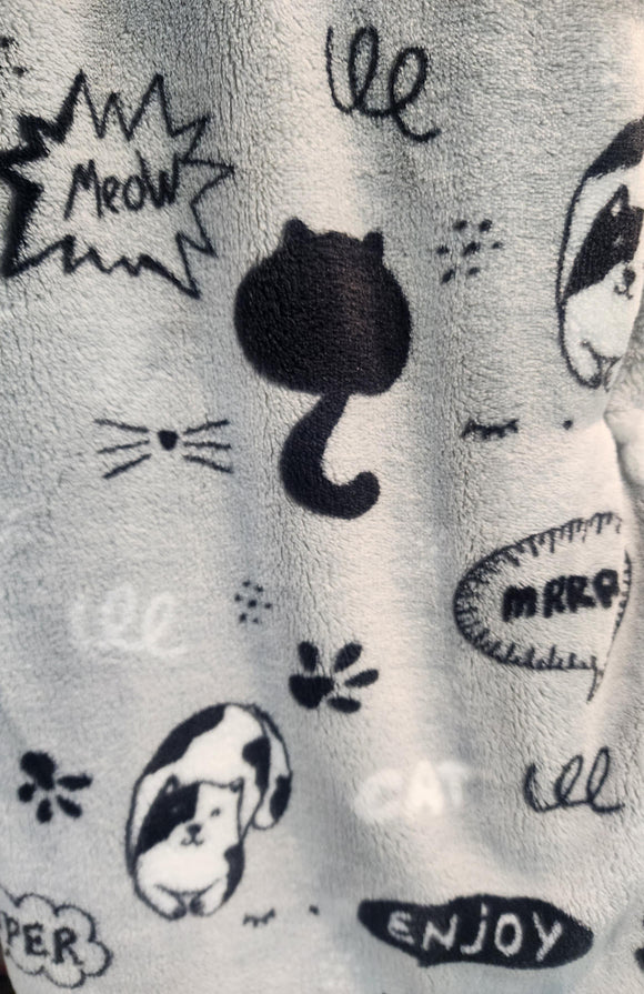 Super Cat Plush Throw