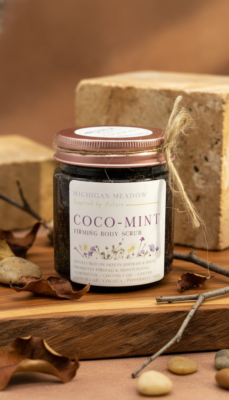 Michigan Meadow Coco Mint Firming Body Scrub