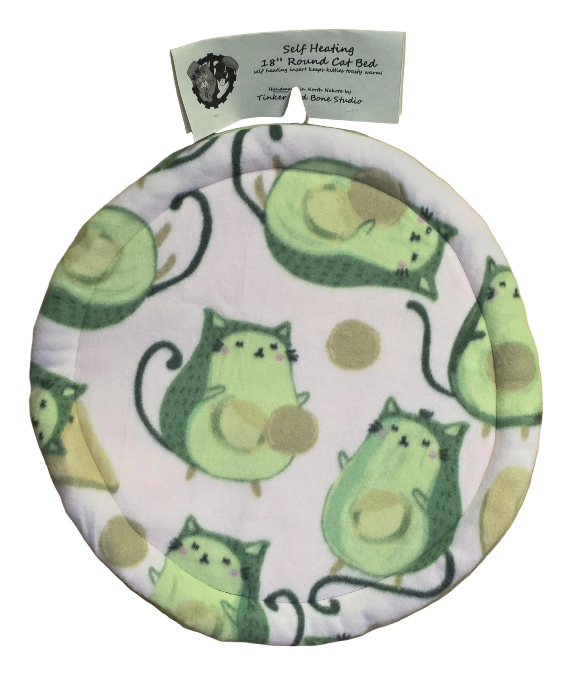 16" Self Heating Round Cat Bed