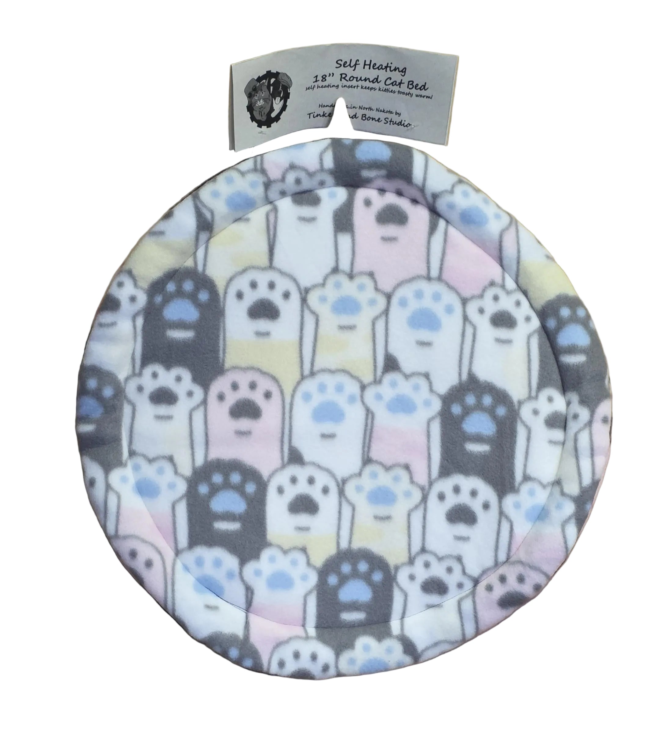 16" Self Heating Round Cat Bed