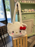 Hello Kitty White Fuzzy Bag