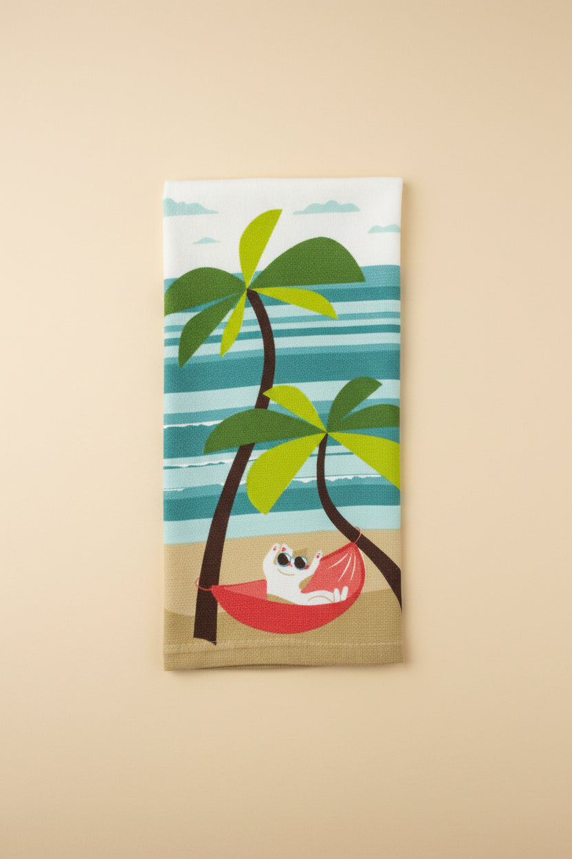 Purradise Found Dish Towel