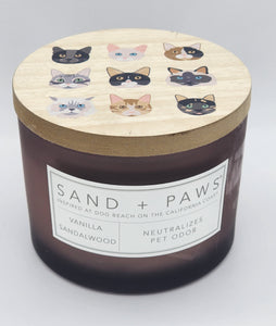 Sand & Paws Candle - Vanilla Sandalwood