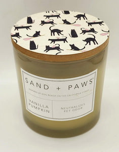 Sand & Paws Candle - Vanilla Pumpkin