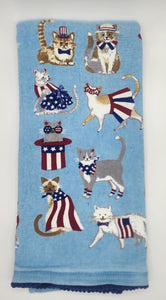 Star Spangled Meow Dish Towel