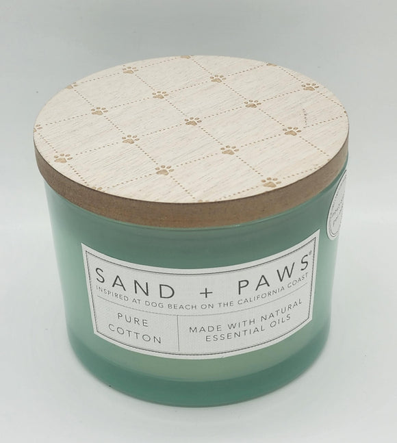 Sand & Paws Candle - Pure Cotton