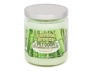 Pet Odor Exterminator Candle - Bamboo Breeze