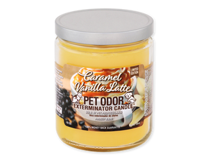 Pet Odor Exterminator Candle - Caramel Vanilla Latte