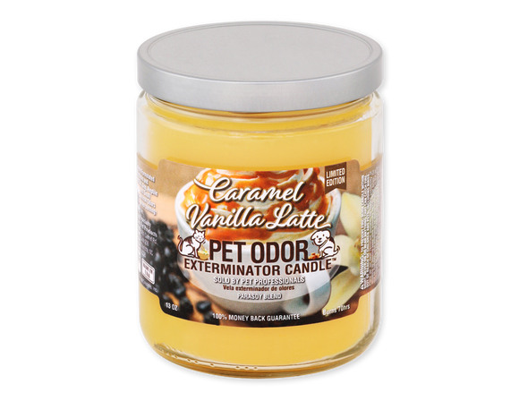 Pet Odor Exterminator Candle - Caramel Vanilla Latte