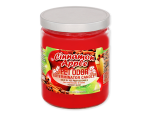 Pet Odor Exterminator Candle - Cinnamon Apple