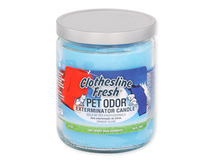Pet Odor Exterminator Candle - Clothesline Fresh