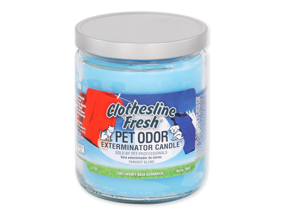 Pet Odor Exterminator Candle - Clothesline Fresh