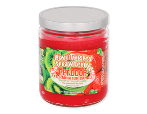 Pet Odor Exterminator Candle - Kiwi Twisted Strawberry