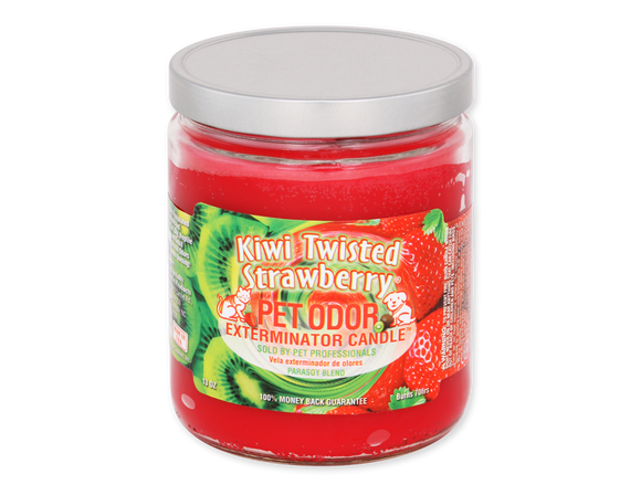 Pet Odor Exterminator Candle - Kiwi Twisted Strawberry