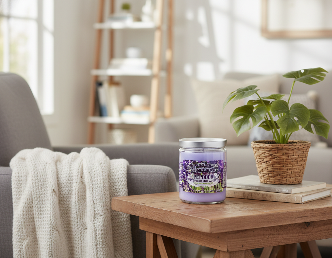 Pet Odor Exterminator Candle - Lavender with Chamomile