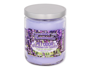 Pet Odor Exterminator Candle - Lavender with Chamomile