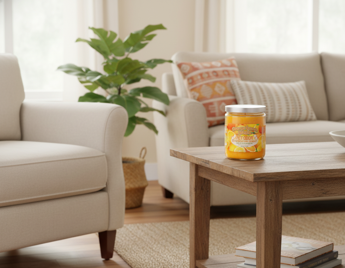 Pet Odor Exterminator Candle - Orange Lemon Splash