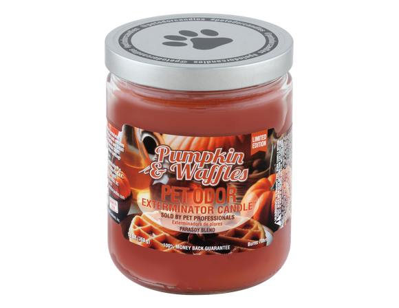 Pet Odor Exterminator Candle - Pumpkin & Waffles