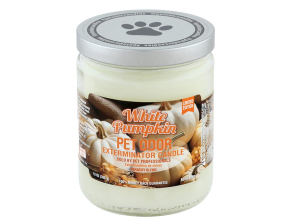 Pet Odor Exterminator Candle - White Pumpkin