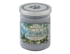 Pet Odor Exterminator Candle - White Timber