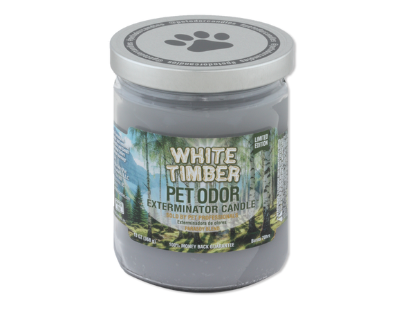 Pet Odor Exterminator Candle - White Timber