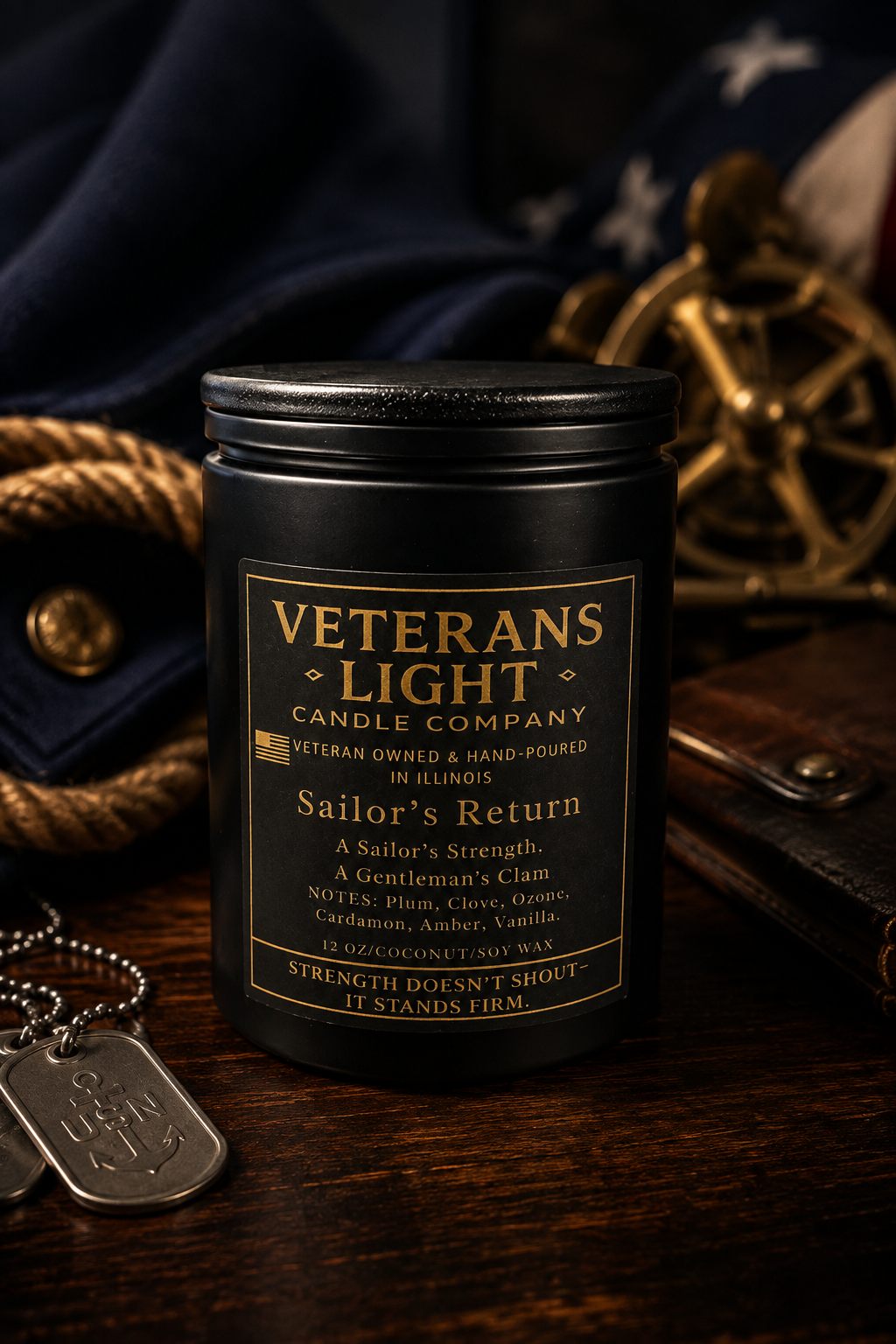 Veterans Light Gentlemen’s Arsenal Candle Collection | Masculine Line : Sailor's Return