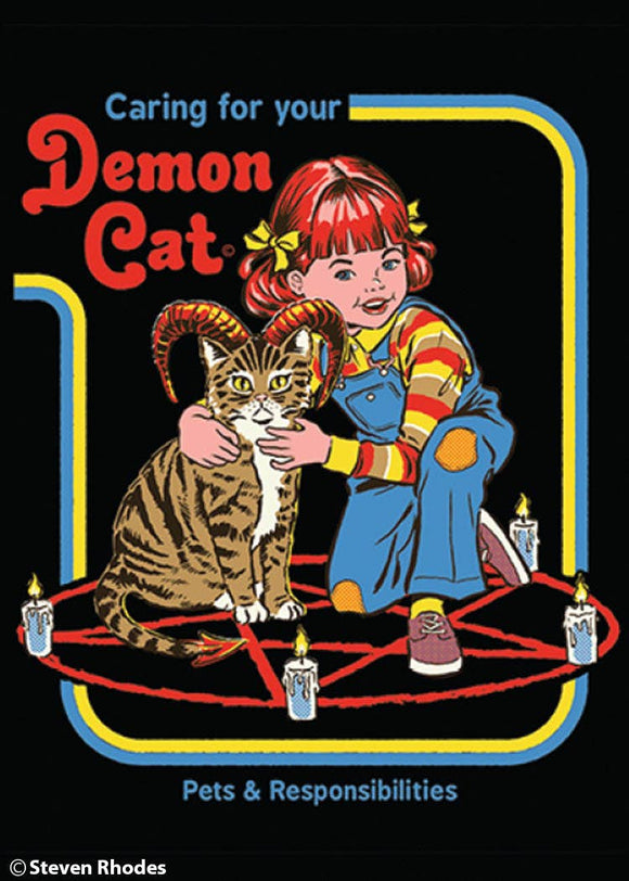 Magnet - Caring for your Demon Cat
