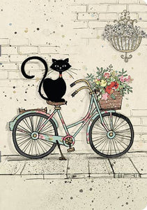 Soft Cover Journal- Bicycle Kitty