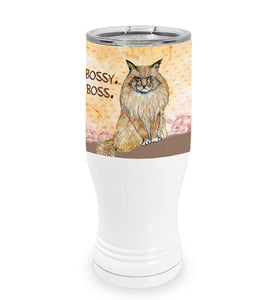 Maine Coon Bossy Cat 20oz Travel Tumbler