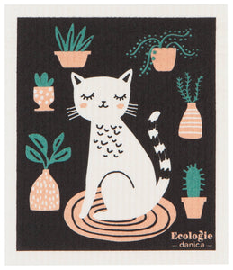 Swedish Sponge Reusable Dishcloth Cat Nap