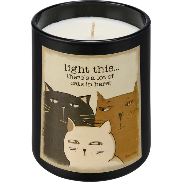 Jar Candle - There's A Lot Of Cats In Here