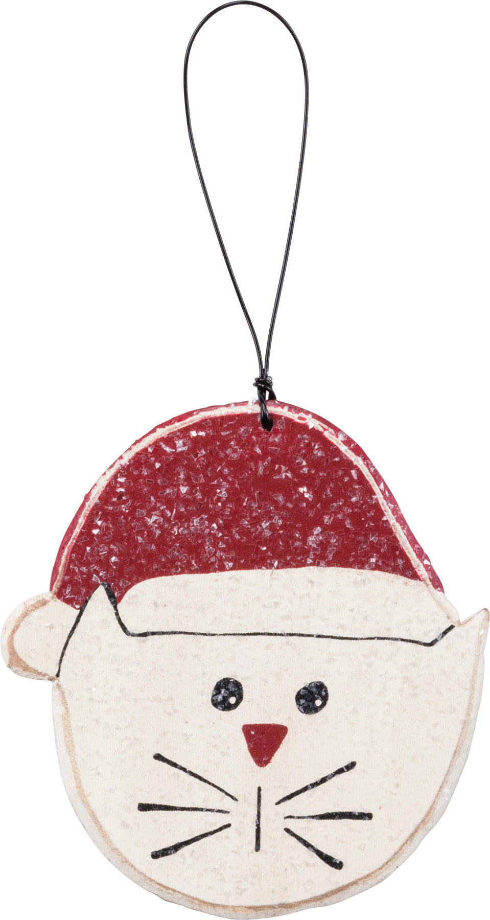 Santa Cat Ornament