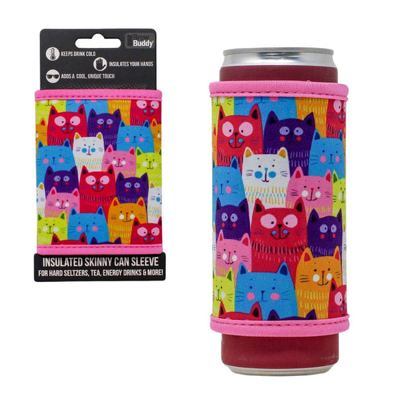 Brew Buddy Skinny Can Sleeve | Cat Lover