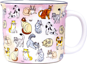 Cat Doodles Camper Coffee Mug