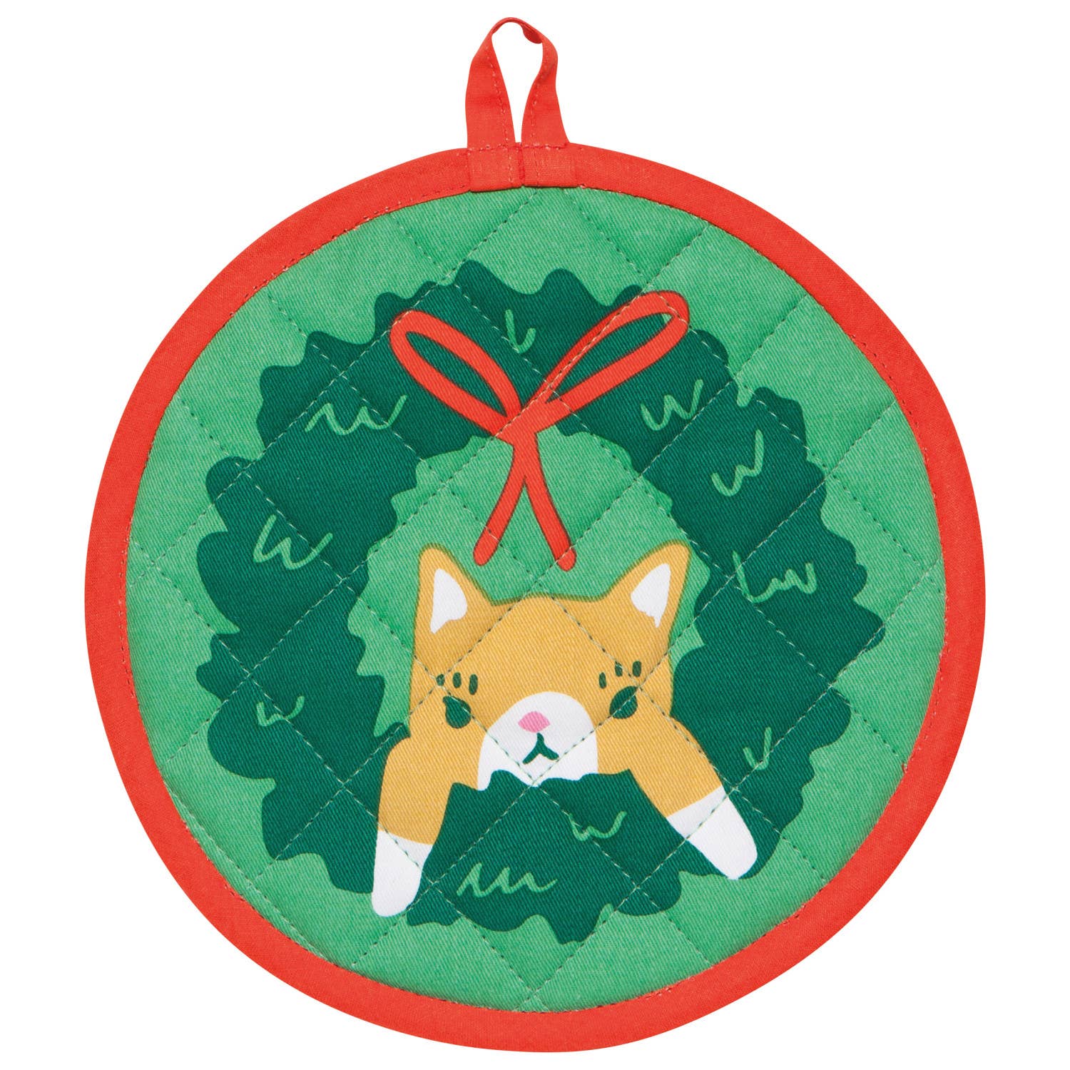 Let it Meow Christmas Potholder