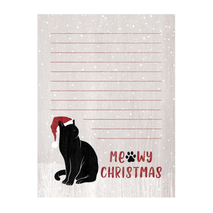 Meowy Christmas Mini Notepad