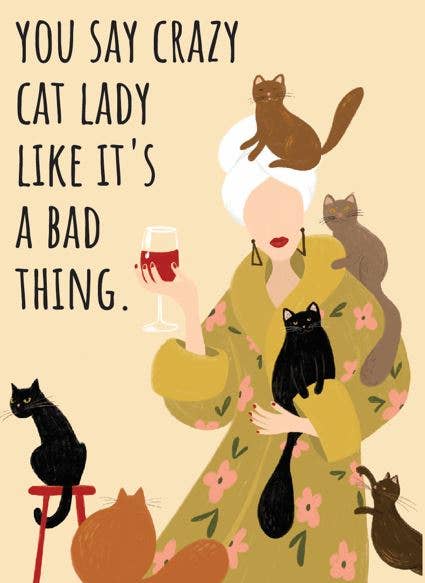 Magnet- You Say Crazy Cat Lady