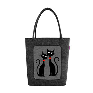 Black Cats Borsa A Spalla Linea Swing Bertoni