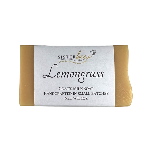 Travel Size Lemongrass Goat's Milk Soap