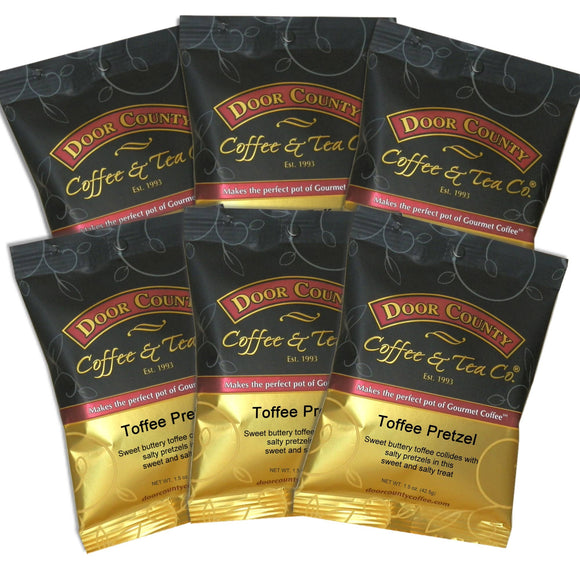 Toffee Pretzel Flavored Coffee, 1.5oz pack